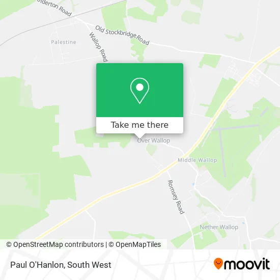 Paul O'Hanlon map