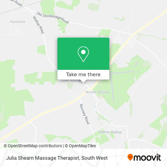 Julia Shearn Massage Therapist map