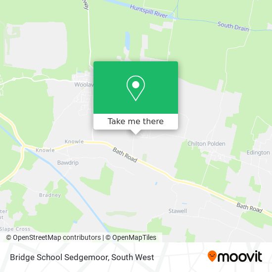 Bridge School Sedgemoor map
