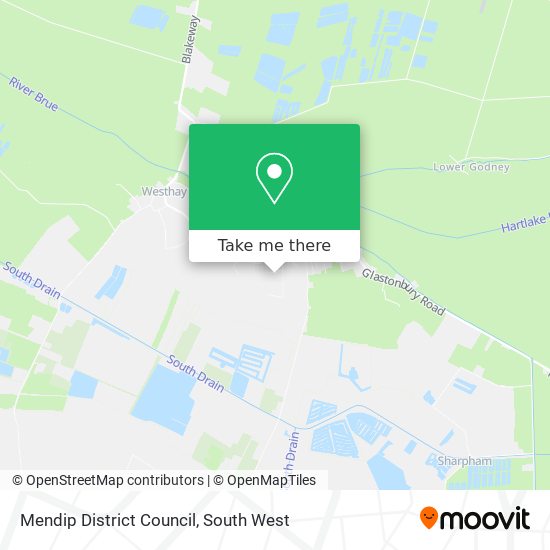 Mendip District Council map