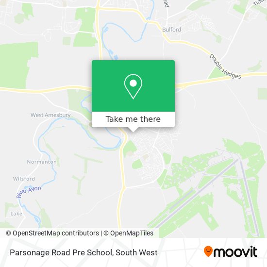 Parsonage Road Pre School map