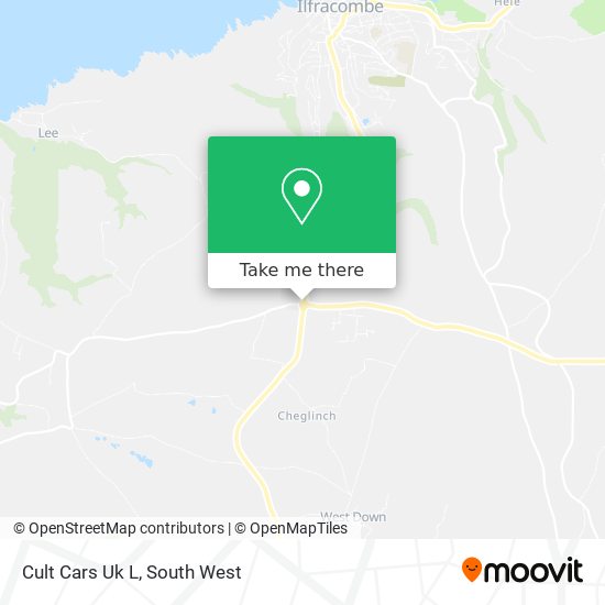 Cult Cars Uk L map