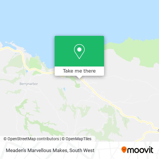 Meaden's Marvellous Makes map