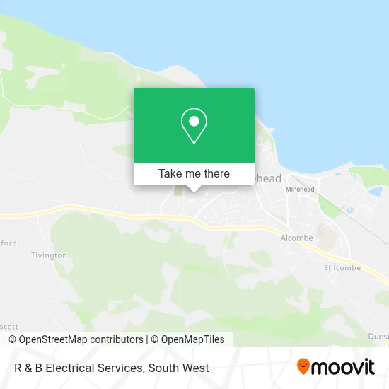 R & B Electrical Services map