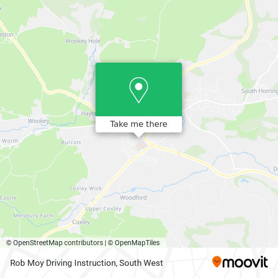 Rob Moy Driving Instruction map
