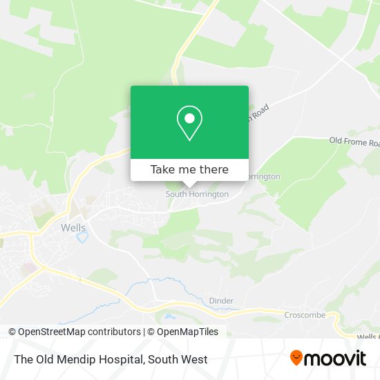 The Old Mendip Hospital map