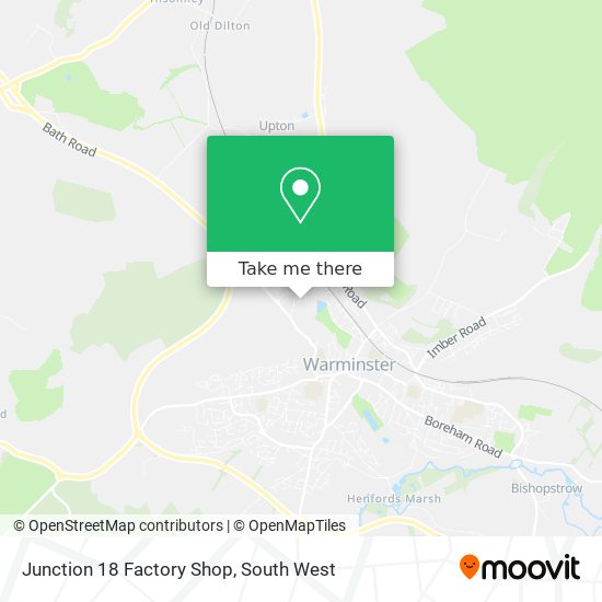 Junction 18 Factory Shop map