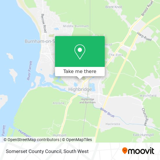 Somerset County Council map