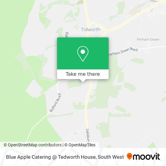 Blue Apple Catering @ Tedworth House map