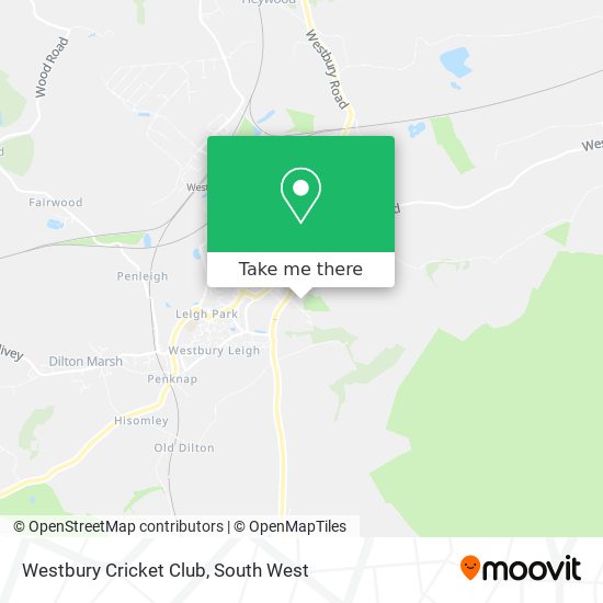 Westbury Cricket Club map