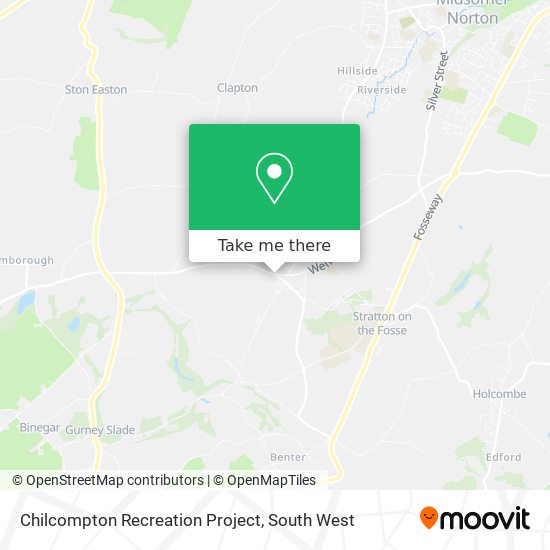 Chilcompton Recreation Project map