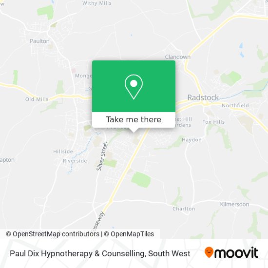 Paul Dix Hypnotherapy & Counselling map