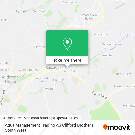 Aqua Management Trading AS Clifford Brothers map