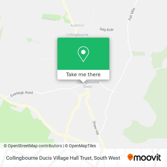 Collingbourne Ducis Village Hall Trust map