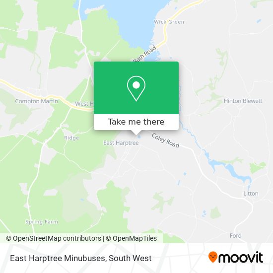 East Harptree Minubuses map