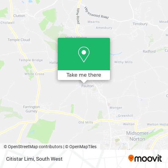 Citistar Limi map