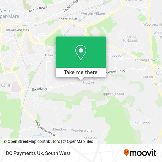 DC Payments Uk map