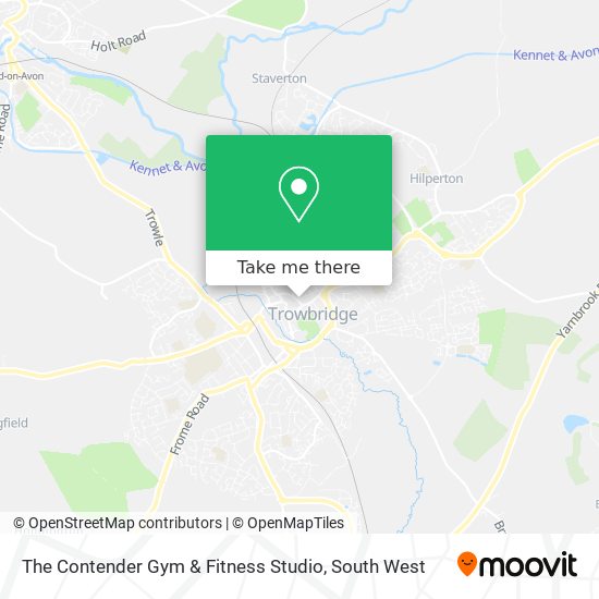 The Contender Gym & Fitness Studio map