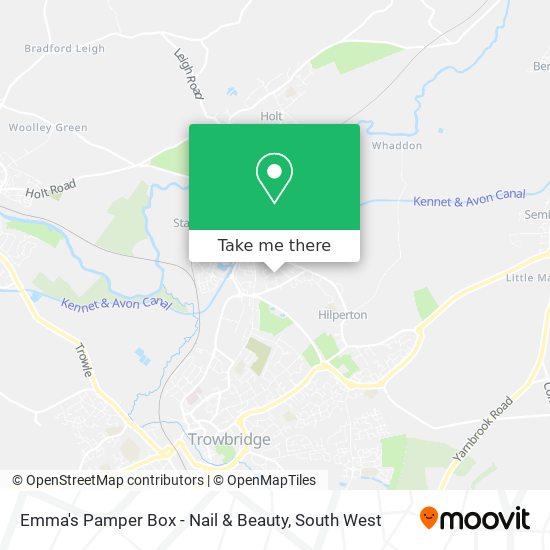 Emma's Pamper Box - Nail & Beauty map