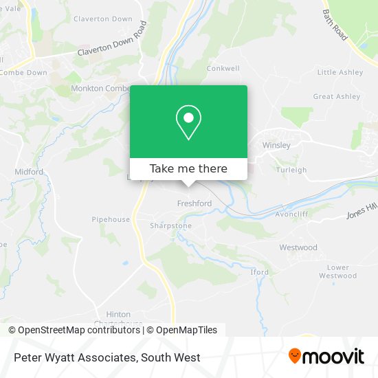 Peter Wyatt Associates map