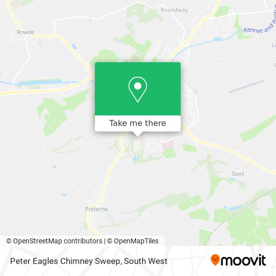 Peter Eagles Chimney Sweep map