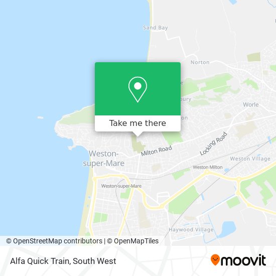 Alfa Quick Train map