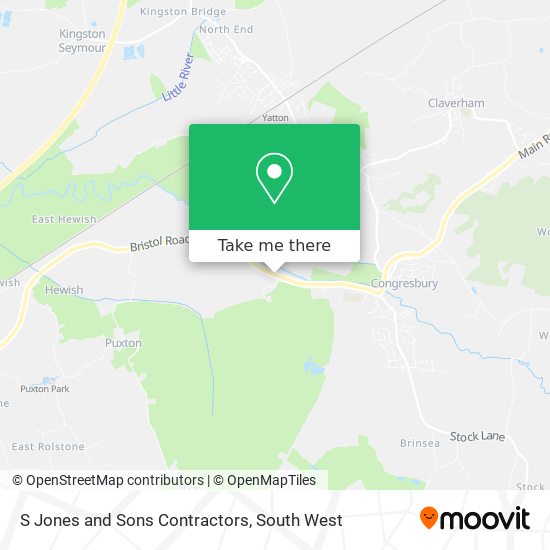 S Jones and Sons Contractors map