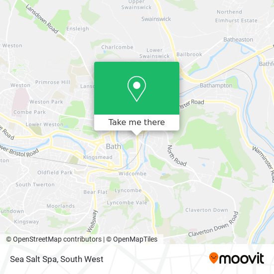 Sea Salt Spa map