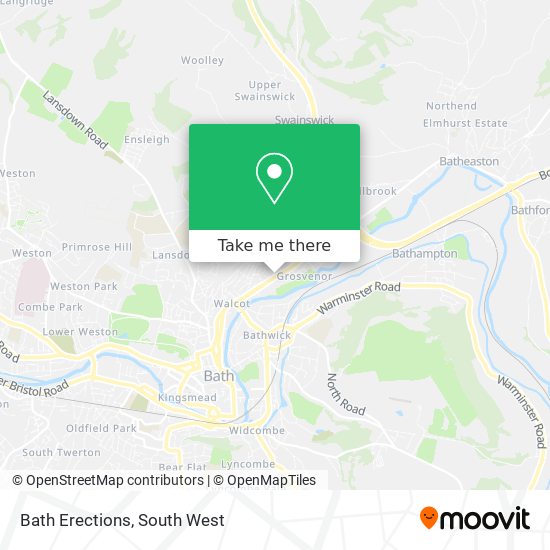 How to get to Bath Erections in Bath And North East Somerset by Bus or