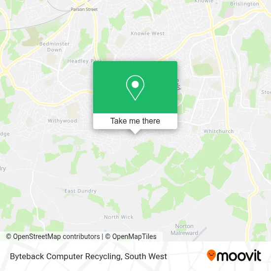 Byteback Computer Recycling map