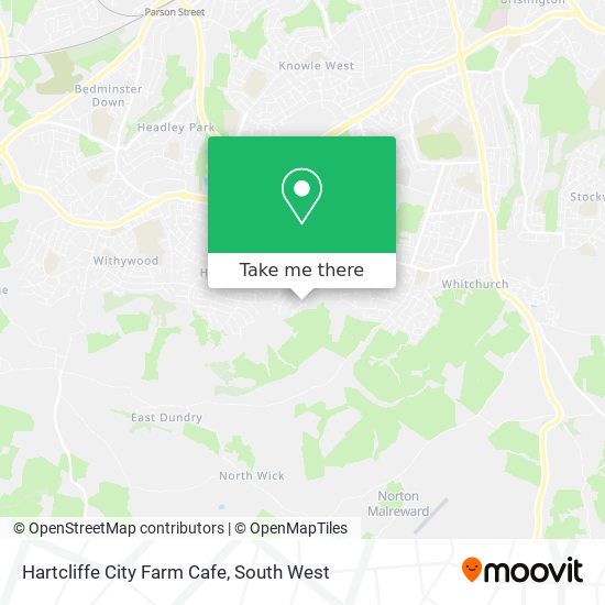 Hartcliffe City Farm Cafe map