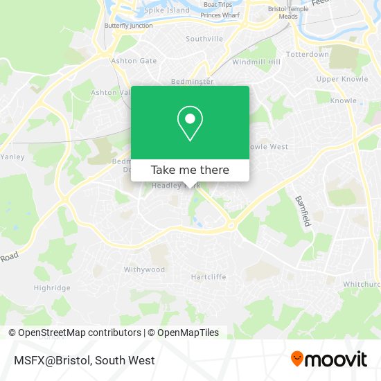MSFX@Bristol map
