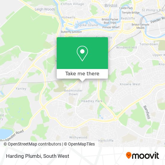 Harding Plumbi map