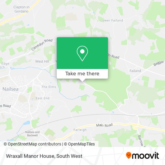 Wraxall Manor House map
