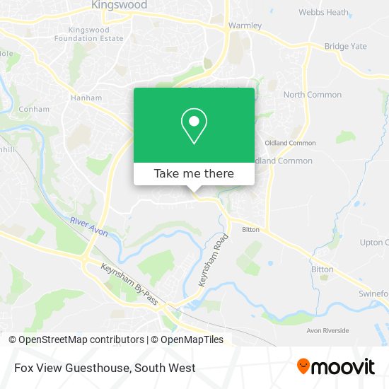 Fox View Guesthouse map