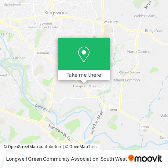 Longwell Green Community Association map