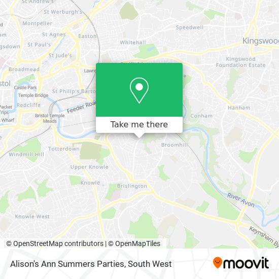 Alison's Ann Summers Parties map