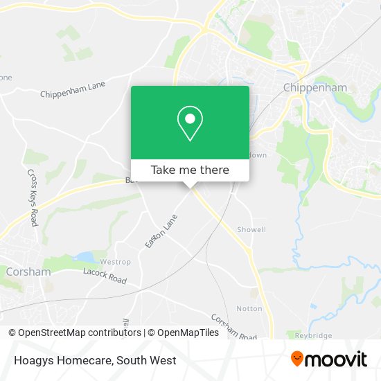 Hoagys Homecare map