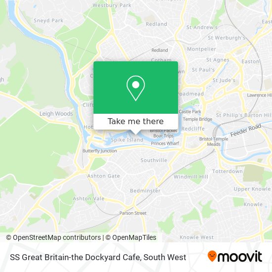 SS Great Britain-the Dockyard Cafe map