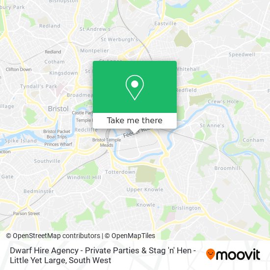 Dwarf Hire Agency - Private Parties & Stag 'n' Hen - Little Yet Large map