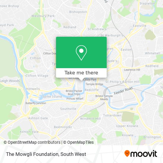 The Mowgli Foundation map