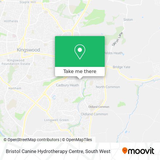 Bristol Canine Hydrotherapy Centre map