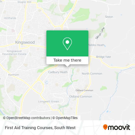 First Aid Training Courses map