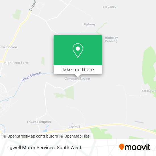 Tigwell Motor Services map