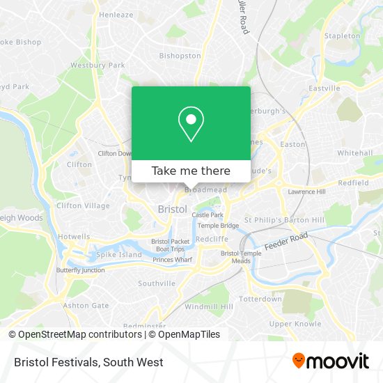 Bristol Festivals map