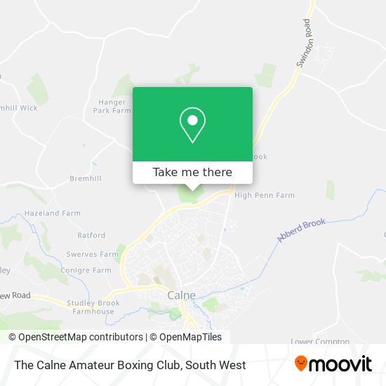 The Calne Amateur Boxing Club map