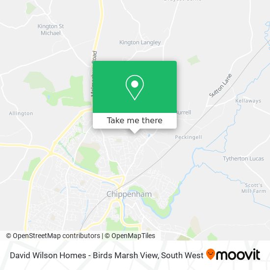 David Wilson Homes - Birds Marsh View map