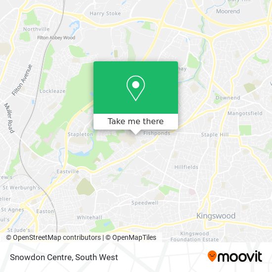 Snowdon Centre map