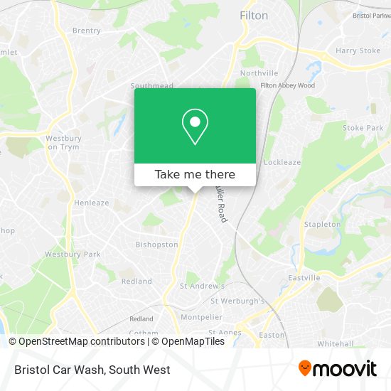 Bristol Car Wash map