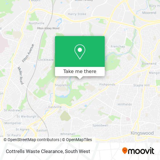 Cottrells Waste Clearance map